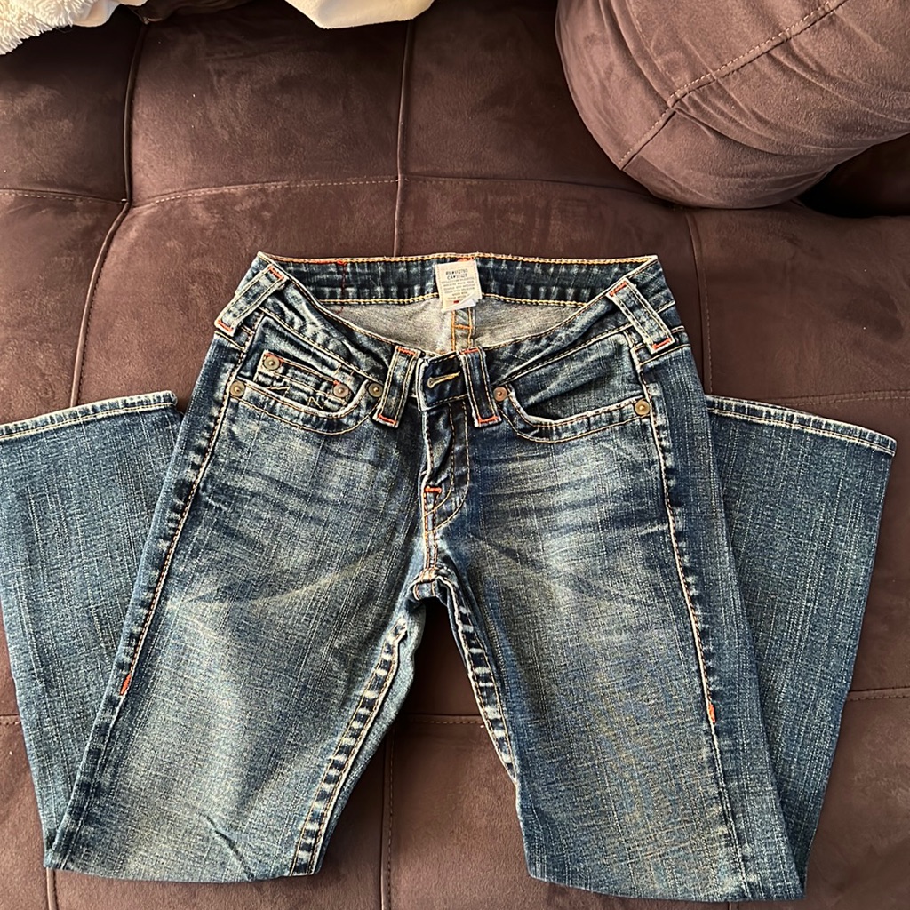 True Religion Low Rise Ankle Jean